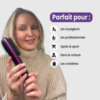 VENYRA ELEGANZA PRO - Brosse Lissante Chauffante Professionnelle