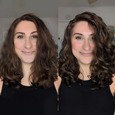Cheveux ondulés