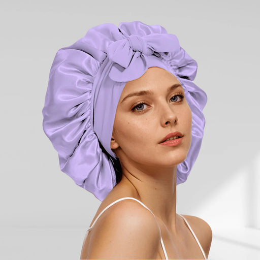 Venyra Nocta – Bonnet en soie Venyra Améthyste